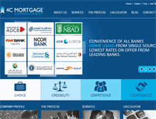 Tablet Screenshot of 4cmortgages.com